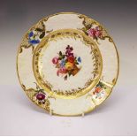 Early 19th Century floral porcelain plate