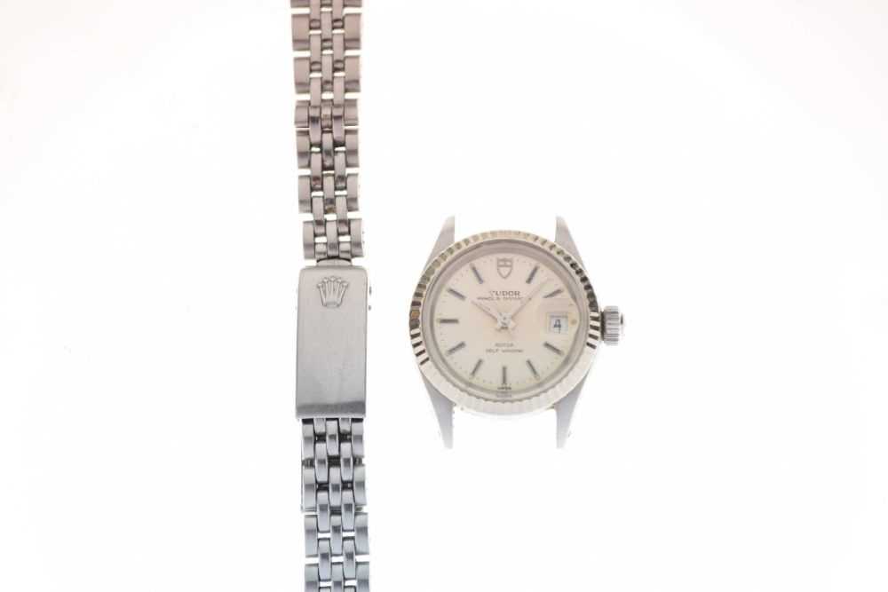 Tudor - Lady's Princess Oysterdate stainless steel automatic bracelet watch - Image 2 of 10