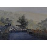 Brian Irving (1931-2013) - Watercolour, 'In the Dales'
