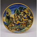 Cantagalli Large Italian maiolica dish