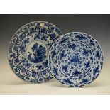Two delftware chargers