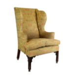 George III wing back armchair