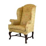 George III wing back armchair