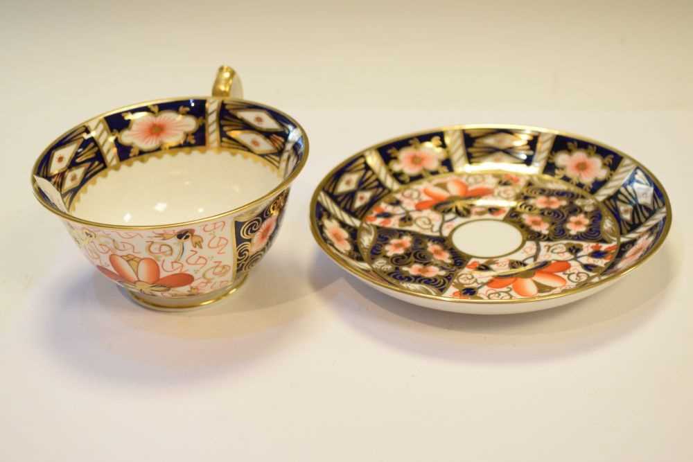 George V Royal Crown Derby 2451 Imari pattern cup and saucer - Image 3 of 5