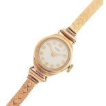 Tudor - Lady's 9ct gold cocktail watch with box