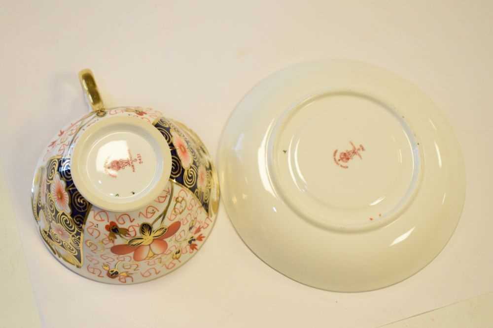 George V Royal Crown Derby 2451 Imari pattern cup and saucer - Image 5 of 5