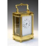 Louis XV doucine cased carriage clock