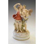 20th Century German Dresden porcelain figure group
