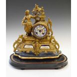 Late 19th Century French clock garniture