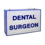 Electric dental surgeon sign