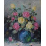T. Jansen - Oil on canvas - Still life with flowers