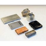 Collection of vintage purses, lighters, cigarette cases, etc.