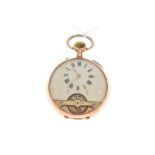 9ct gold open face pocket watch