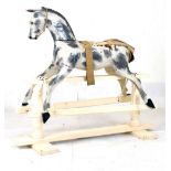 Edwardian painted rocking horse, a/f