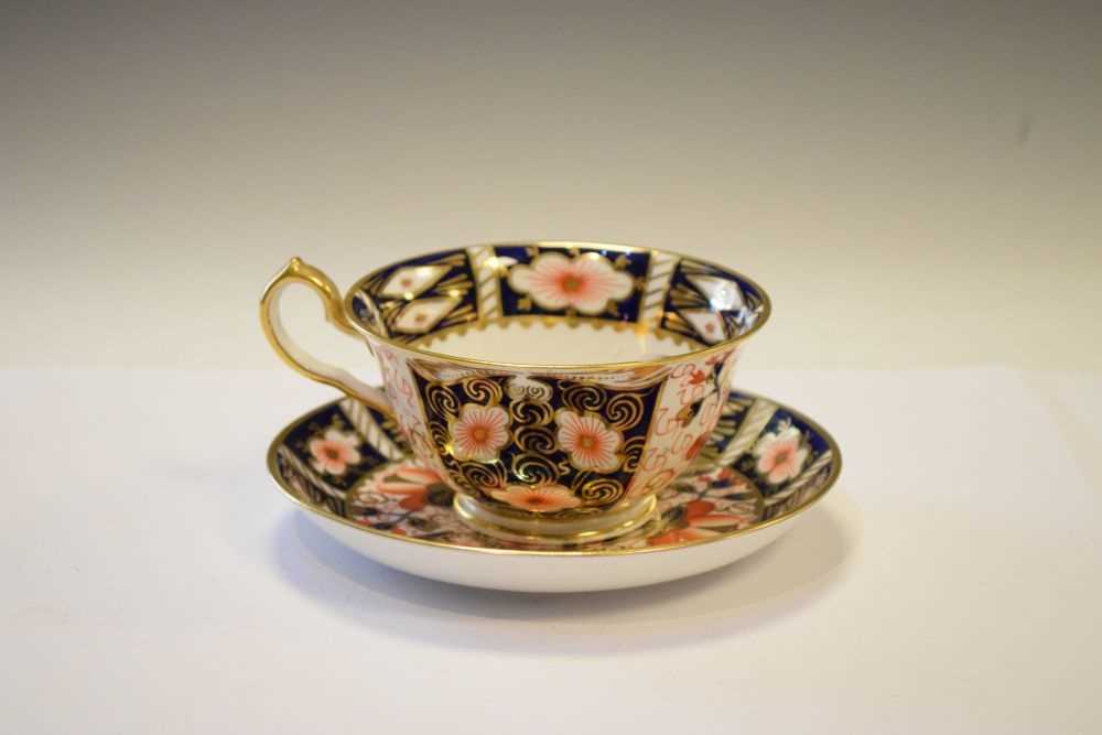 George V Royal Crown Derby 2451 Imari pattern cup and saucer - Image 2 of 5