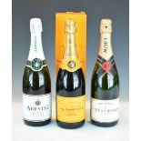 Moet & Chandon Brut Champagne, Veuve Cliquot & Arestel Brut Reserva Cava