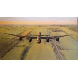 After Gerald Coulson - Framed print - Merlins Thunder, Lancaster Departure