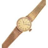 Lady's 9ct gold Tissot Stylist wristwatch