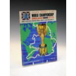 Football Interest - Jules Rimet Cup World Championship, England 1966 Official Souvenir Programme wit