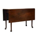 Mahogany drop leaf table