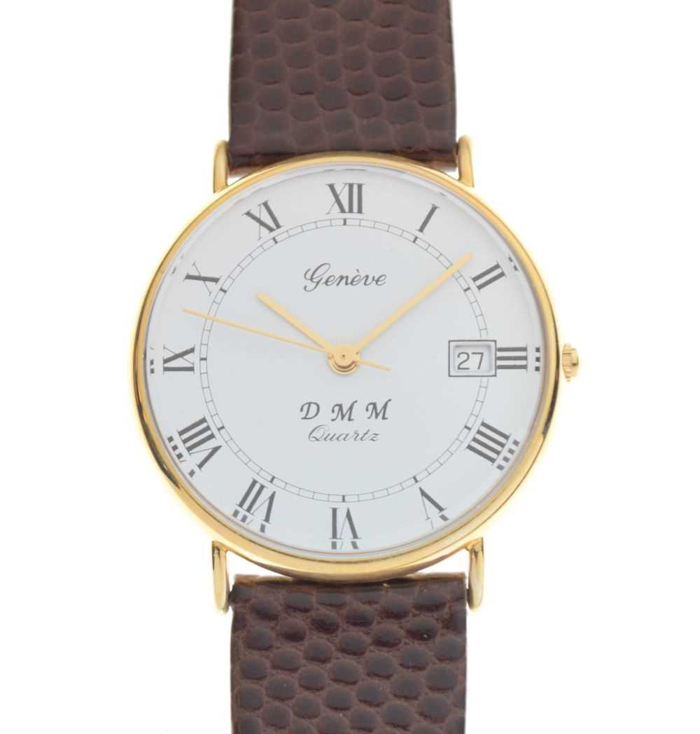 Gentleman's 9ct gold wristwatch