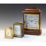 Brass carriage timepiece and brass desk clock