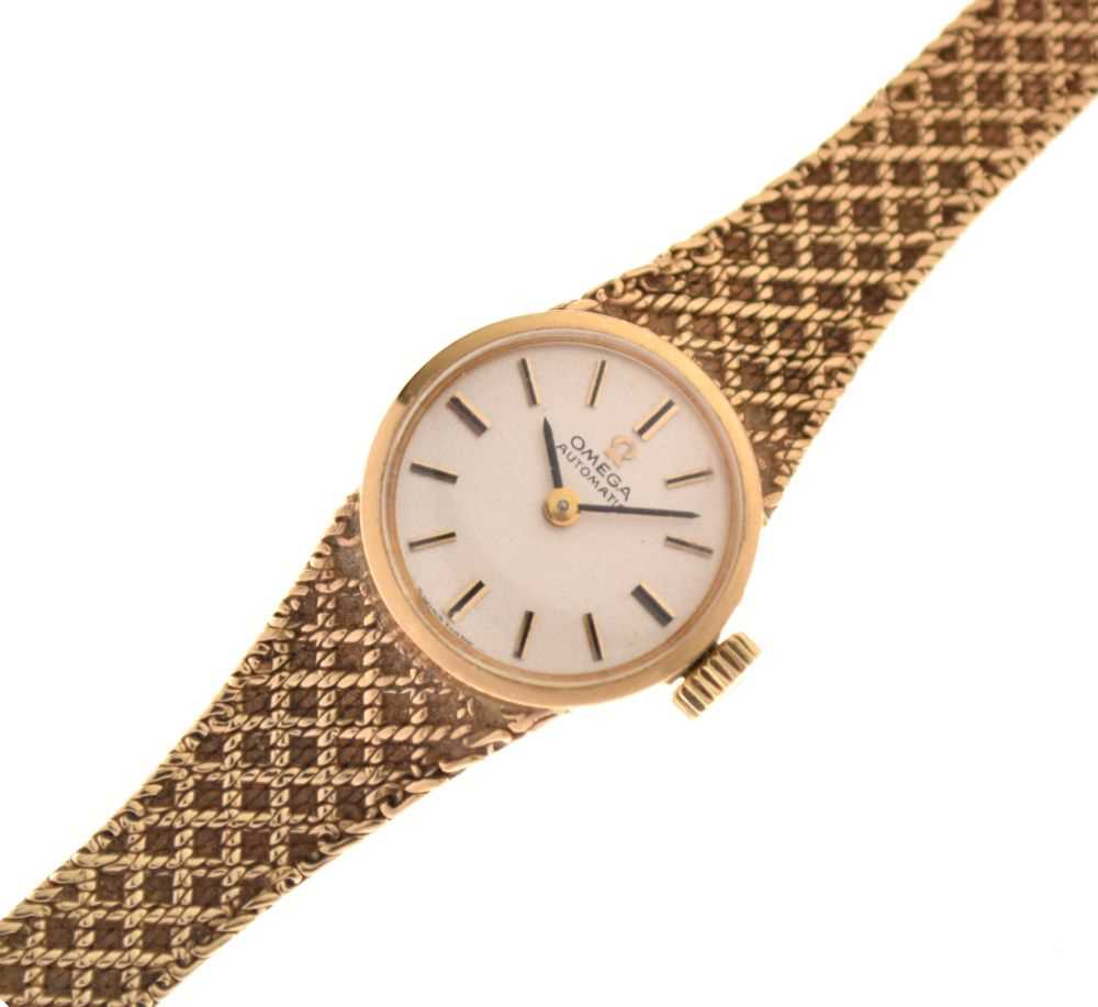 Lady's Omega 9ct gold cocktail watch