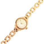 Lady's 9ct gold Tudor cocktail watch