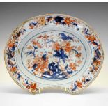 18th Century Imari pattern barber's bowl