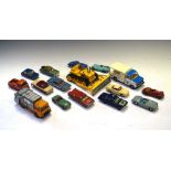 Quantity of loose diecast model vehicles to include; Corgi Toys, Dinky Toys, Matchbox, etc