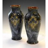 Pair of Doulton LambethVases