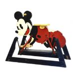 Walt Disney - Early 1960s Mickey Mouse sit-on rocking toy