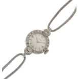 Lady's diamond set Vertex cocktail watch