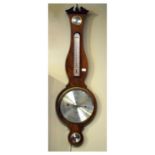 Comitti reproduction mahogany wheel barometer