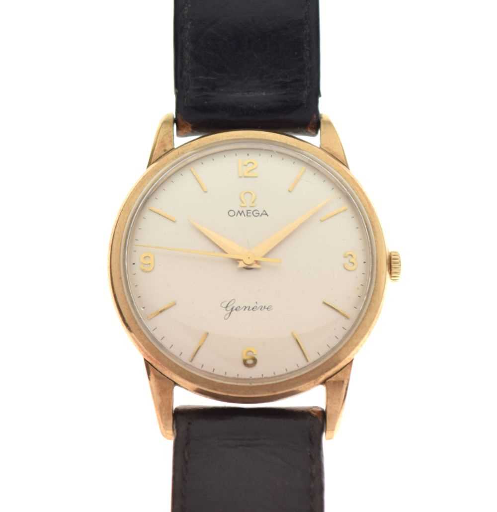 Omega - Gentleman's 9ct gold wristwatch