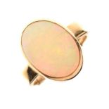 9ct gold opal set ring
