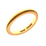 22ct gold wedding band