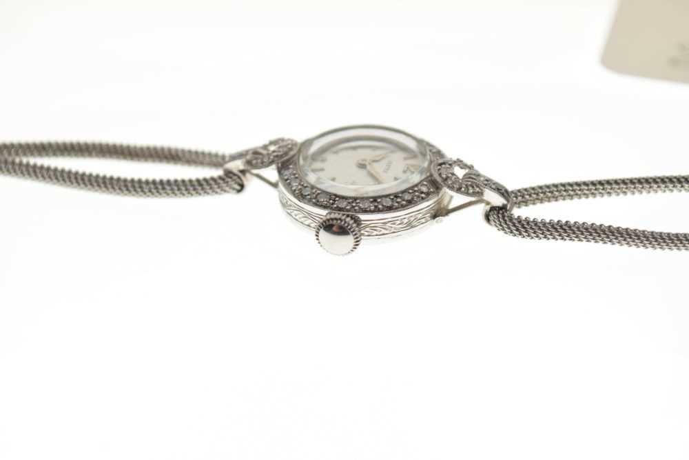 Lady's diamond set Vertex cocktail watch - Image 5 of 9