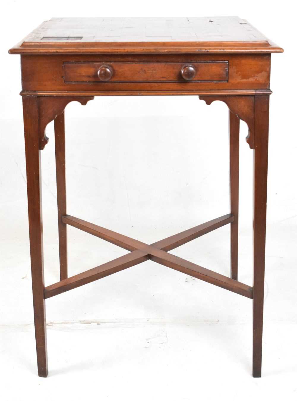 Early 19th Century inlaid walnut games table
