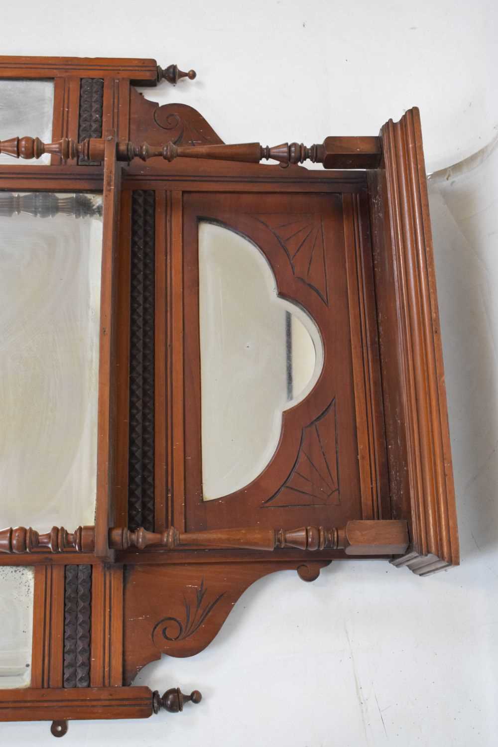 Late 19th Century overmantel - Image 6 of 8