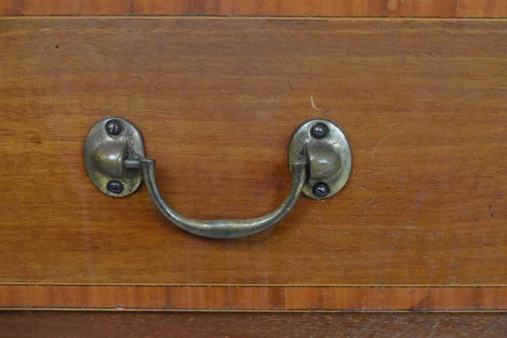 Edwardian inlaid mahogany bureau - Image 9 of 11