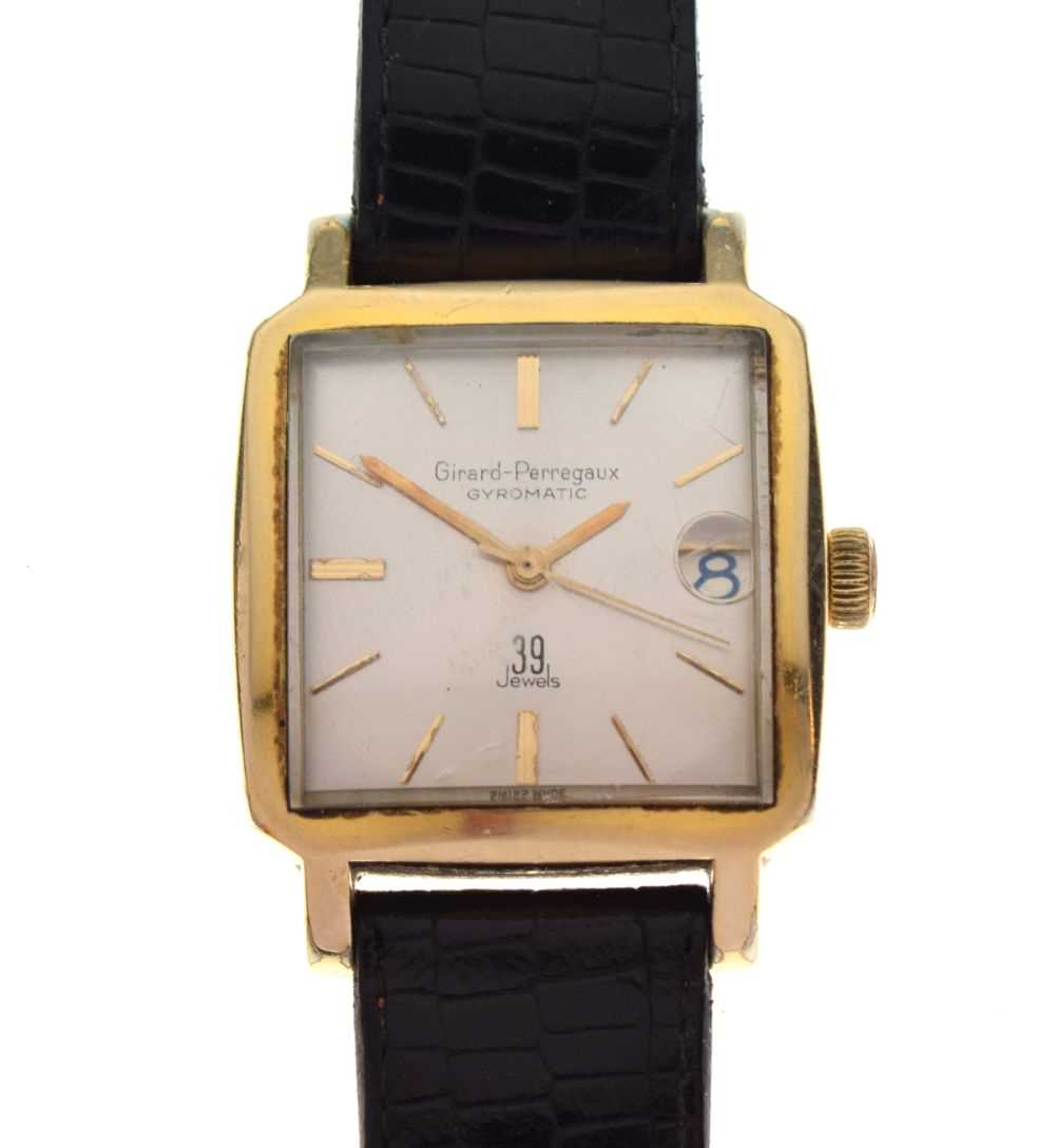 Girard-Perregaux - Gentleman's Gyromatic gold-plated wristwatch