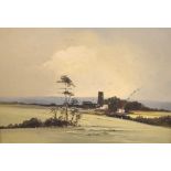 John Blackman - Oil on canvas - Norfolk landscape