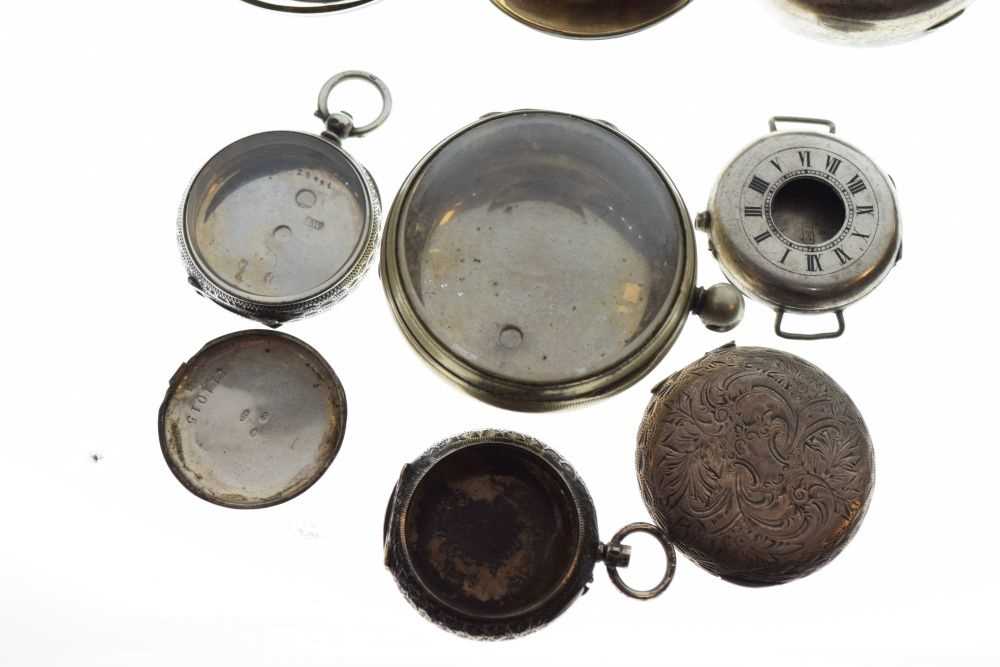 Quantity of silver cased pocket watches and empty cases - Image 5 of 6
