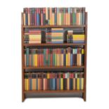 Four shelf bookcase with hardback books