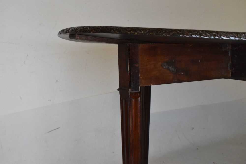 Mahogany drop-leaf table - Image 7 of 9