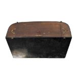 20th Century carriage box with brass inset handles