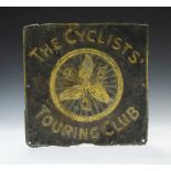 Advertising - Cyclist`s Touring Club embossed sign