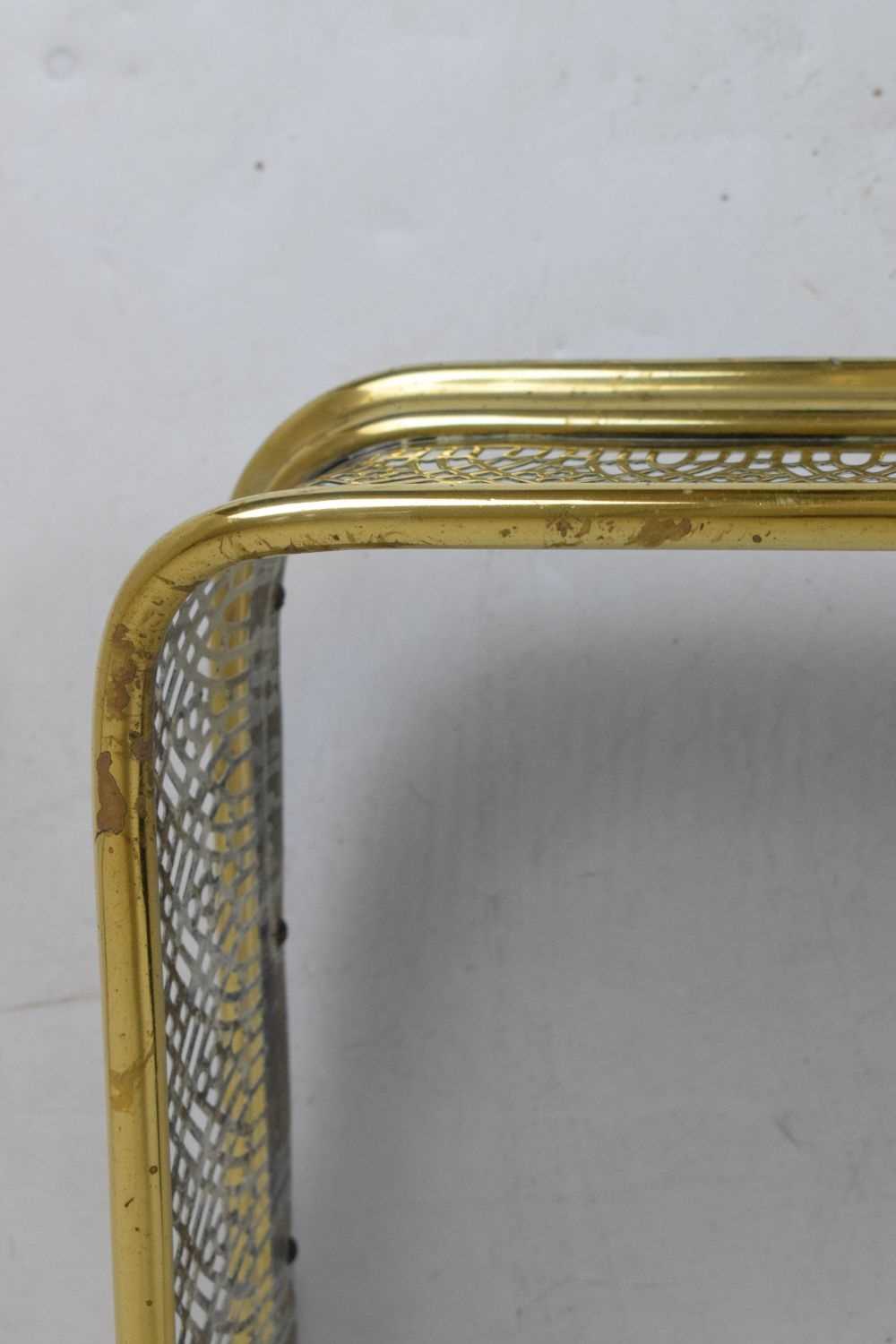 Modern brass bed end and fender - Image 15 of 15