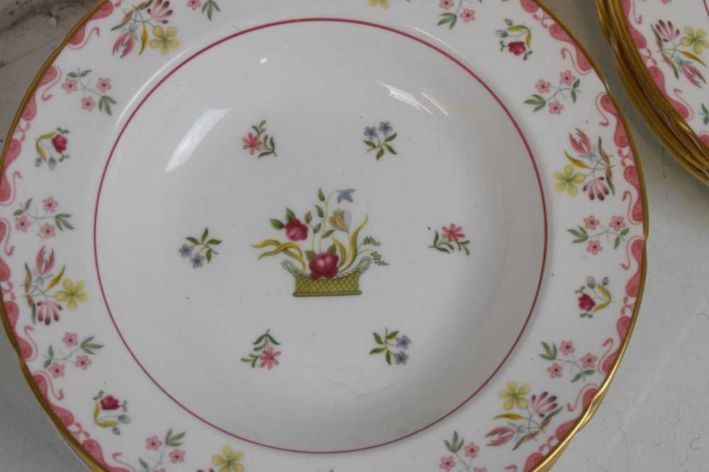 Quantity of ceramics to include: Chamberlain's Worcester soup bowls; Ironstone tureen and dish; Wedg - Image 6 of 10